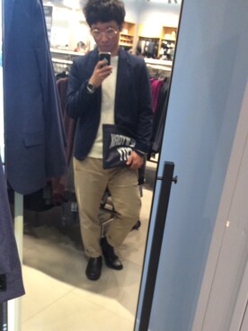 義人さん（メンズ・173cm）の冬コーディネート