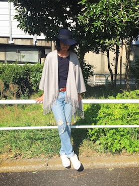 「アイテム（その他トップス）」を使った、Yoshiさん（メンズ・180cm）の秋コーディネート
