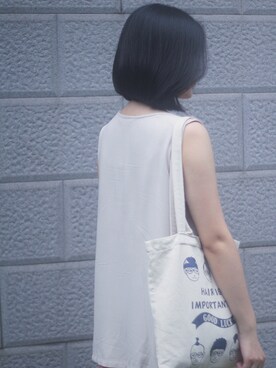 「AAのアイテム（トップス）」を使った、ciciさん（レディース・171cm）の夏コーディネート