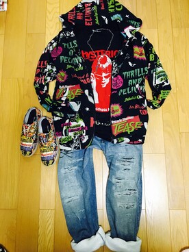 HYSTERIC GLAMOUR   HOLY ROCK総柄 PK