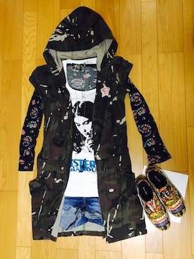 りさん（レディース・153cm）の冬コーディネート