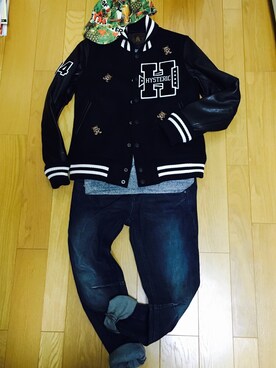 HYSTERIC GLAMOUR（ヒステリックグラマー）の「H COLLEGEワッペン 