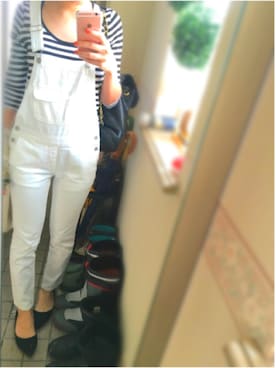 「LOWRYS FARM（ローリーズファーム）のアイテム（Tシャツ/カットソー、その他）」を使った、raraさん（レディース）の春コーディネート