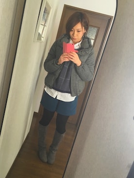 「sofar（ソーファー）のアイテム」を使った、c☆ho.さん（レディース・168cm）の冬コーディネート