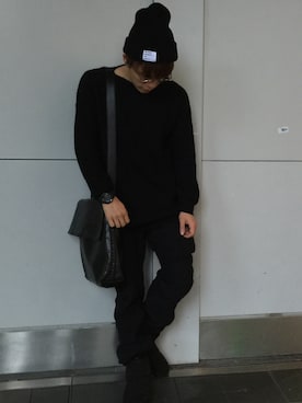 「titivate（ティティベイト）のアイテム」を使った、HIROMIさん（メンズ・160cm）の冬コーディネート