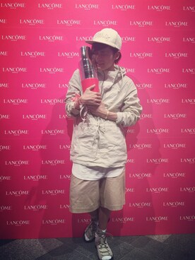 「VICTIM（ヴィクティム）のアイテム（キャップ）」を使った、HIROMIさん（レディース・160cm）の春コーディネート