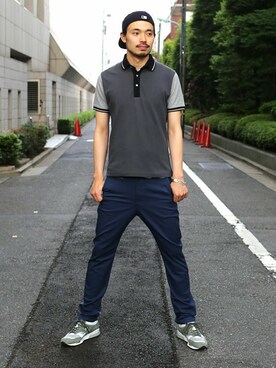 プレス樋口さん（メンズ・186cm）の春コーディネート