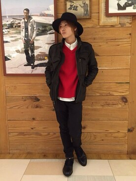 りいちさん（メンズ・168cm）の秋コーディネート