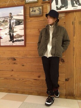 りいちさん（メンズ・168cm）の冬コーディネート