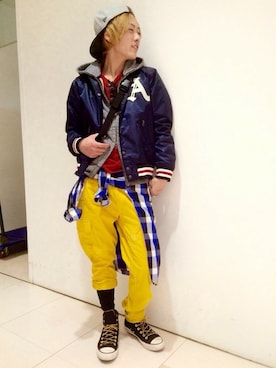 りいちさん（メンズ・168cm）の冬コーディネート