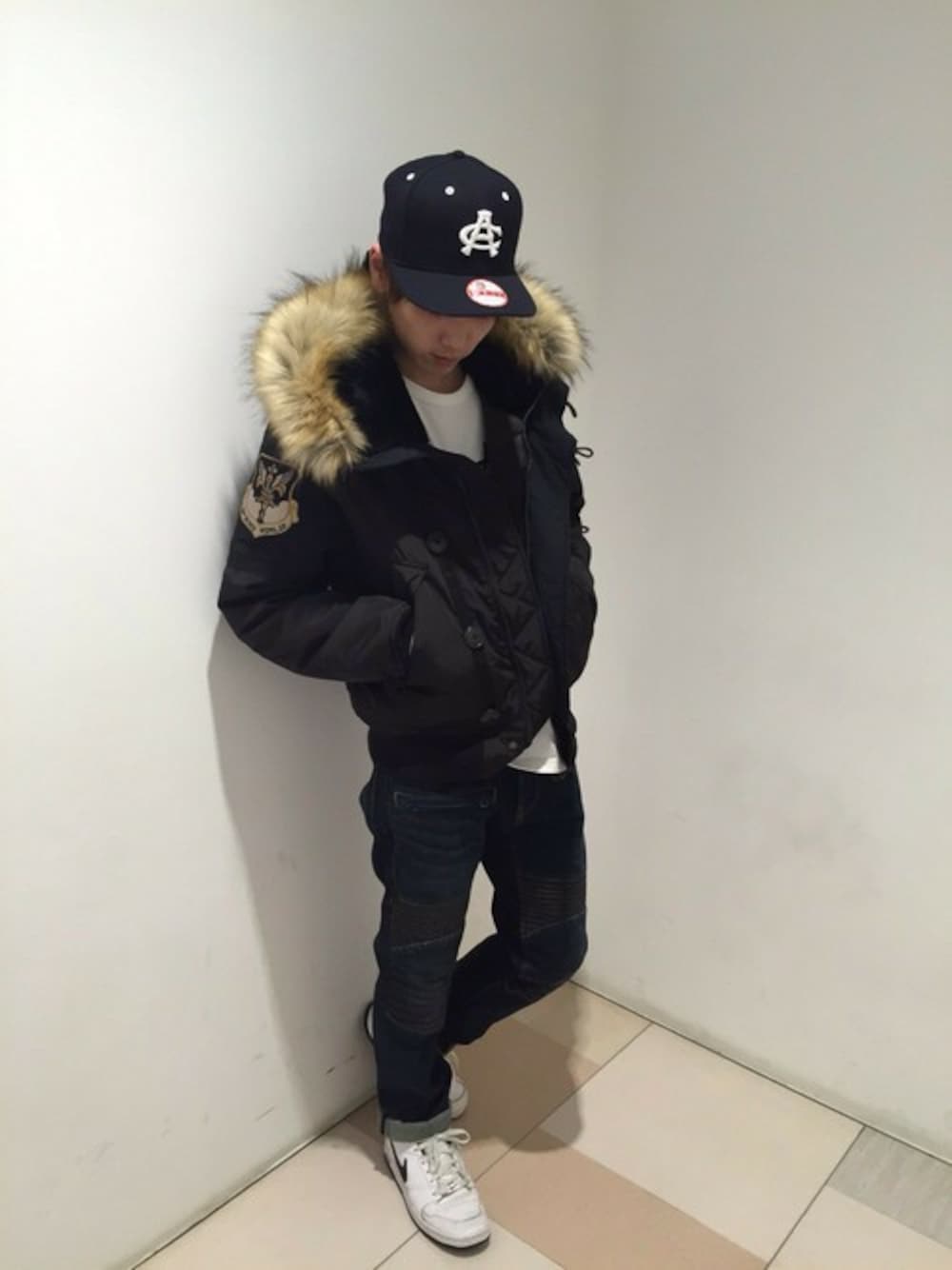 AVIREX - BLACK KNIGHTS ブラックナイツ 黒色 短丈 N2B AVIREX（アヴィレックス）の「avirex/ アヴィレックス/ N-2B