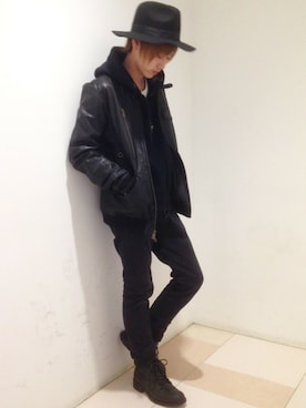 りいちさん（メンズ・168cm）の冬コーディネート