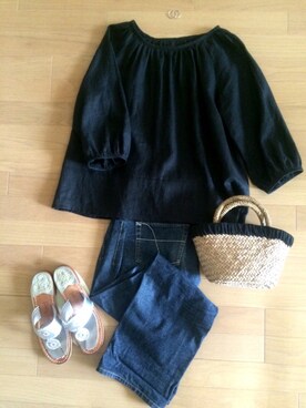 「Jack Rogers（ジャックロジャース）のアイテム」を使った、ひまこさん（レディース・165cm）の夏コーディネート