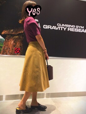 「外はねヘアー」｜なるさん（レディース・160cm）の秋コーディネート