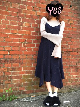 「フレアスリーブ」｜なるさん（レディース・160cm）の秋コーディネート