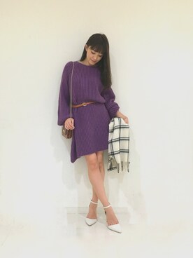 「DRWCYS（ドロシーズ）のアイテム（パンプス）」を使った、はらだゆかさん（レディース・160cm）の秋コーディネート