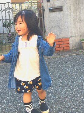 ｙｕａ.さん（キッズ・80cm）の春コーディネート