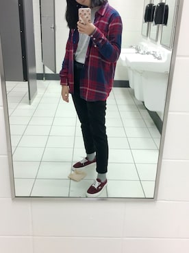 「5（ファイブ）のアイテム（チノパンツ）」を使った、wjehnodpyeさん（レディース・163cm）の秋コーディネート