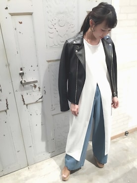 「WEGO（ウィゴー）のアイテム（イヤリング）」を使った、ともちんさん（レディース・156cm）の冬コーディネート