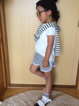 「5歳」｜「アイテム（その他トップス）」を使った、ayumiさん（キッズ・110cm）の夏コーディネート