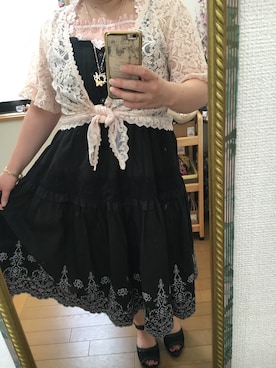 「axes femme（アクシーズファム）のアイテム（腕時計）」を使った、ひよこ(˙³˙)さん（レディース・152cm）の夏コーディネート