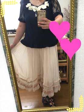 「axes femme（アクシーズファム）のアイテム（腕時計）」を使った、ひよこ(˙³˙)さん（レディース・152cm）の夏コーディネート