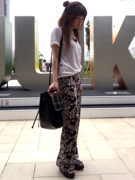 「EMODA（エモダ）のアイテム（チョーカー）」を使った、kaorrrriさん（レディース・162cm）の夏コーディネート