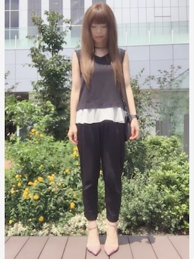 「EMODA（エモダ）のアイテム（チョーカー）」を使った、kaorrrriさん（レディース・162cm）の夏コーディネート