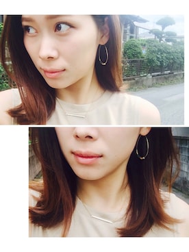 「アイテム（ピアス（両耳用））」を使った、岩谷 英里子さん（レディース・169cm・20代）の夏コーディネート