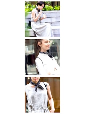 「アイテム（財布/小物）」を使った、岩谷 英里子さん（レディース・169cm）の夏コーディネート