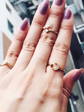 「リング」｜岩谷 英里子さん（レディース・169cm）の夏コーディネート