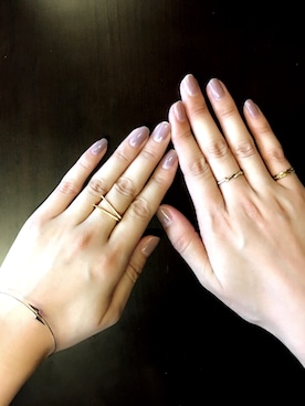 「アイテム（リング）」を使った、岩谷 英里子さん（レディース・169cm）の夏コーディネート