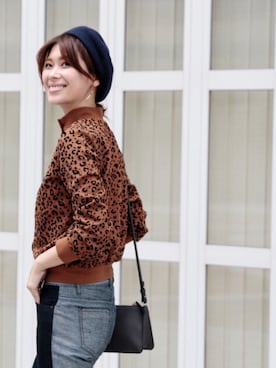 「Ameri（アメリ）のアイテム」を使った、岩谷 英里子さん（レディース・169cm）の夏コーディネート