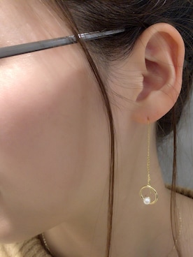 「pinon（ピノン）のアイテム」を使った、岩谷 英里子さん（レディース・169cm）の秋コーディネート