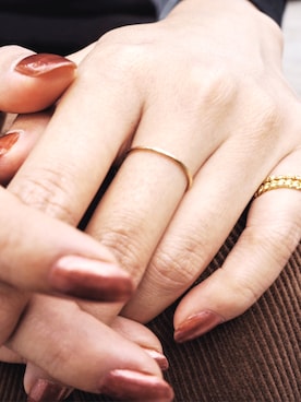 「リング」｜岩谷 英里子さん（レディース・169cm）の冬コーディネート