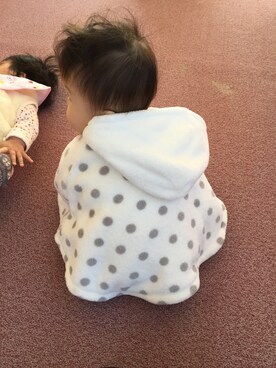 「COMME CA DU MODE（コムサデモード）のアイテム（その他トップス）」を使った、katokatoemitaさん（キッズ・70cm）の冬コーディネート
