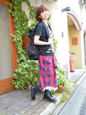 麻桐友恵さん（レディース・155cm）の夏コーディネート