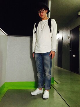 「Adam et Rope A・E・R（アダムエロペ）のアイテム（帽子）」を使った、kyoheiさん（メンズ・164cm）の春コーディネート