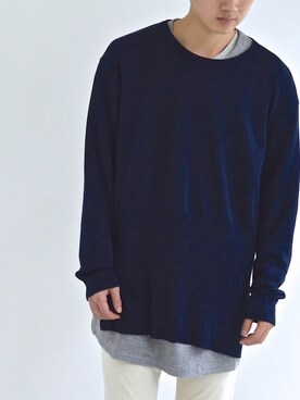 「URU（ウル）のアイテム（パンツ）」を使った、iguchi_ffcさん（メンズ・171cm）の冬コーディネート