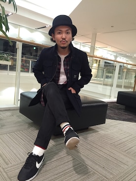 みずかみさん（メンズ・164cm）の冬コーディネート