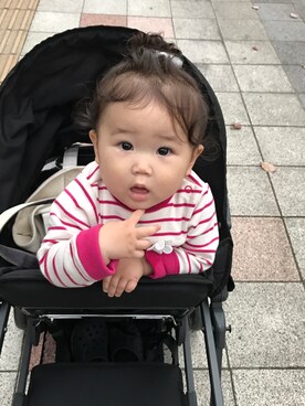 和愛Kanon さん（キッズ・70cm）の秋コーディネート