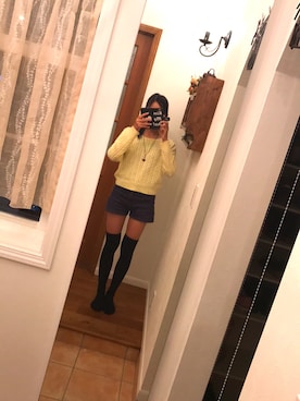「Honeys（ハニーズ）のアイテム（アクセサリー）」を使った、HaＲunＯさん（レディース・160cm）の秋コーディネート