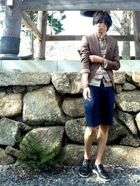 ばりのすけさん（メンズ・181cm）の春コーディネート