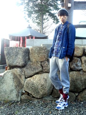 ばりのすけさん（メンズ・181cm）の春コーディネート