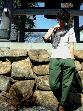 ばりのすけさん（メンズ・181cm）の春コーディネート