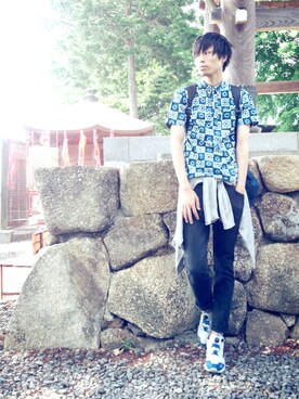 ばりのすけさん（メンズ・181cm）の春コーディネート