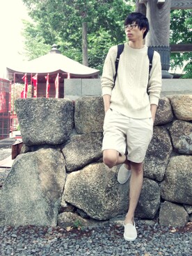 ばりのすけさん（メンズ・181cm）の夏コーディネート
