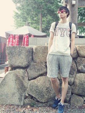 ばりのすけさん（メンズ・181cm）の夏コーディネート