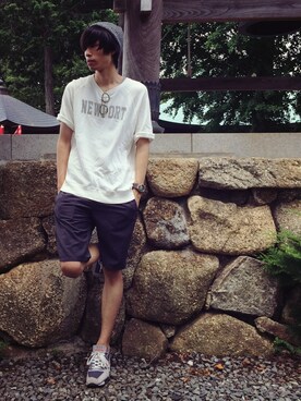 ばりのすけさん（メンズ・181cm）の夏コーディネート