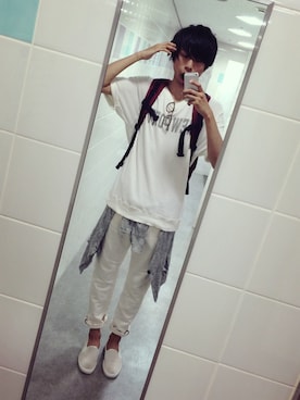 ばりのすけさん（メンズ・181cm）の夏コーディネート